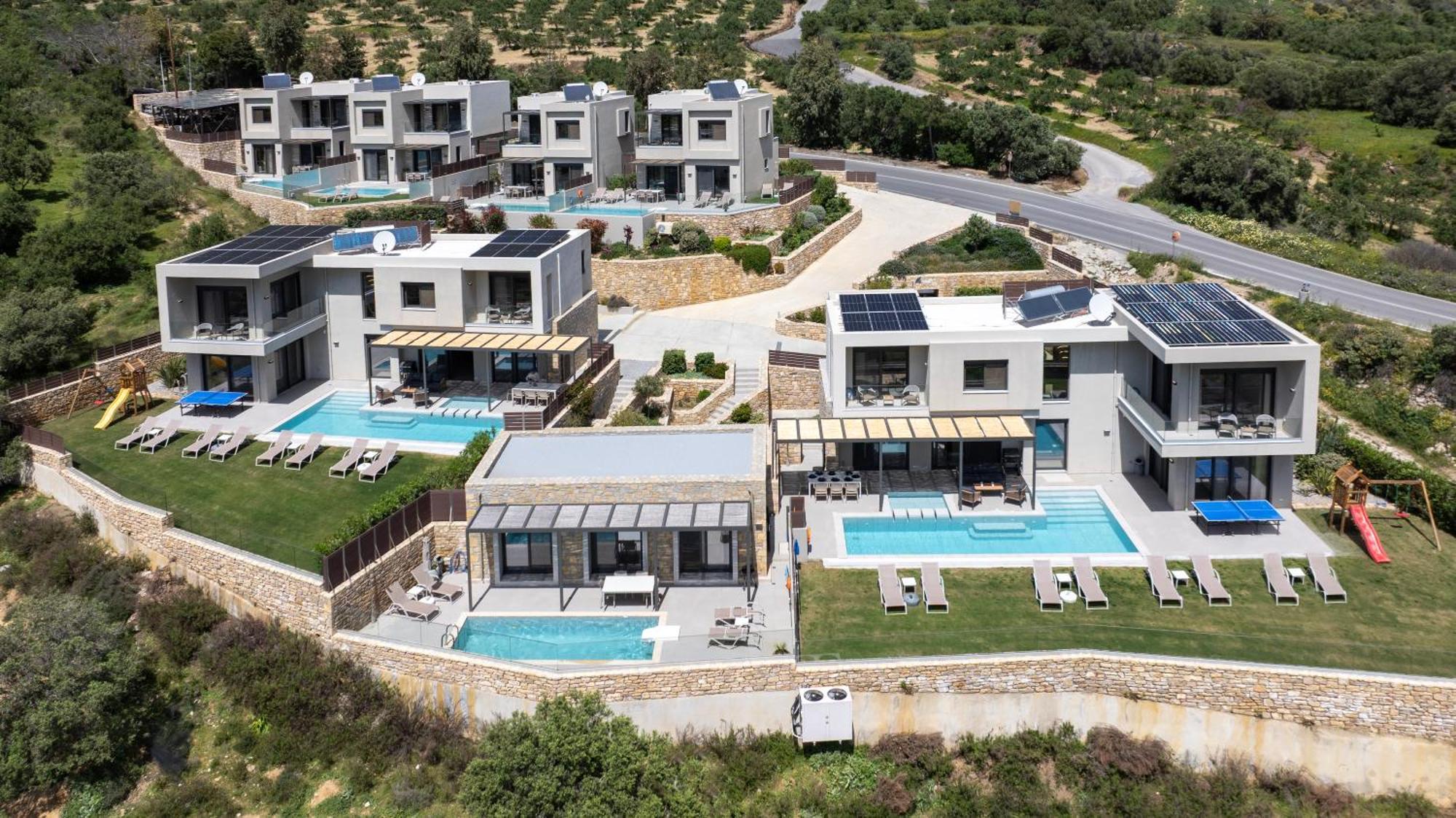Porti Villas Aphrodite Asomatoi Extérieur photo
